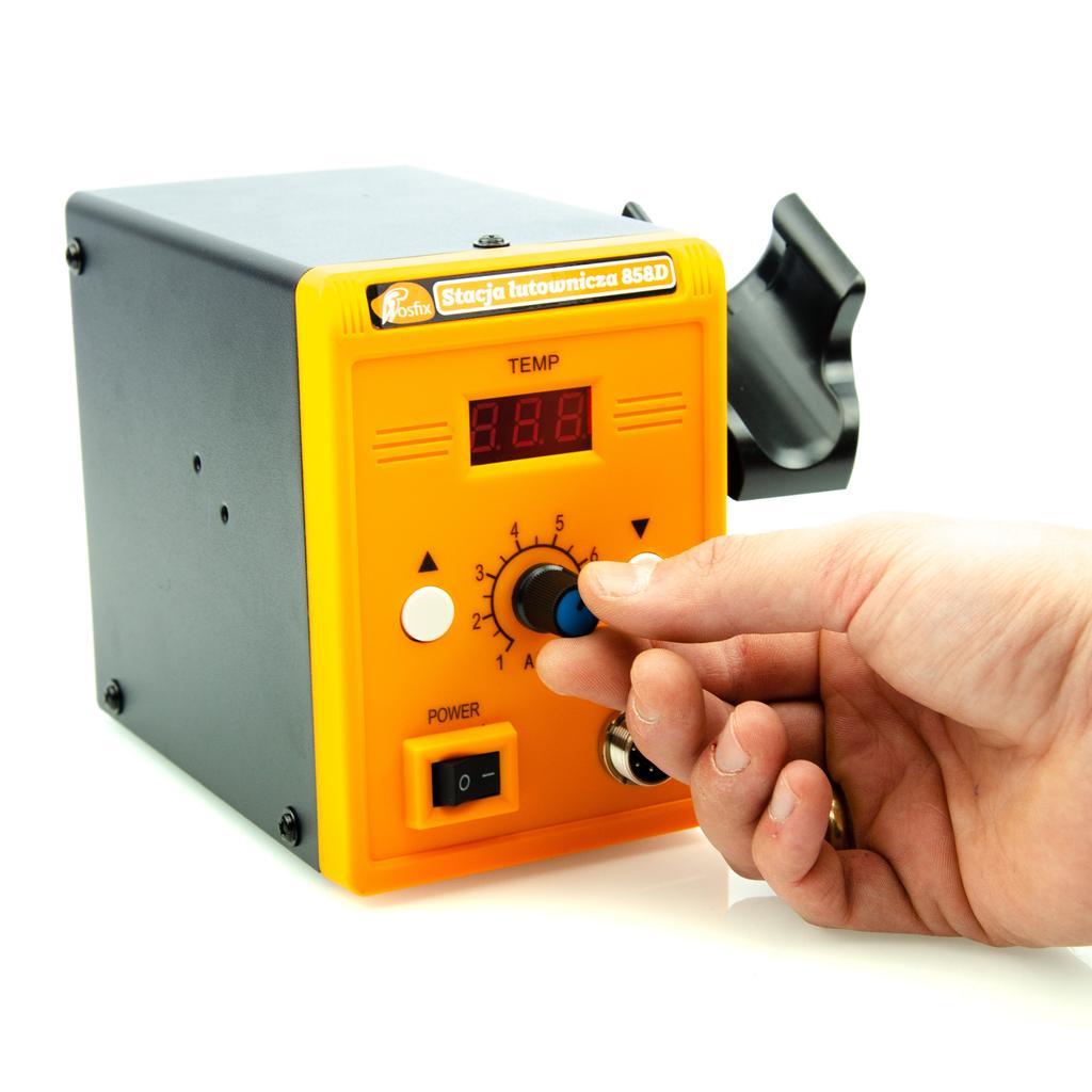 Rosfix Spawarka Plastiku 858D – Wysoka Moc 700W | Zestaw 300g Spoiw i 4 Dysze | Zszywacz do Plastiku z 200 Zszywkami