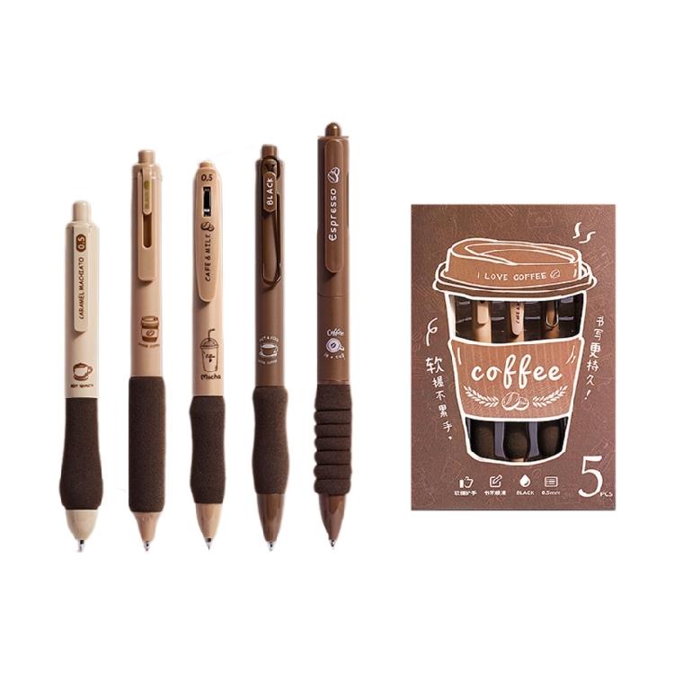 Ergonomic Grip Gel Pen 0.5mm, Student Writing Pen for Boy Girl Writing Drawing