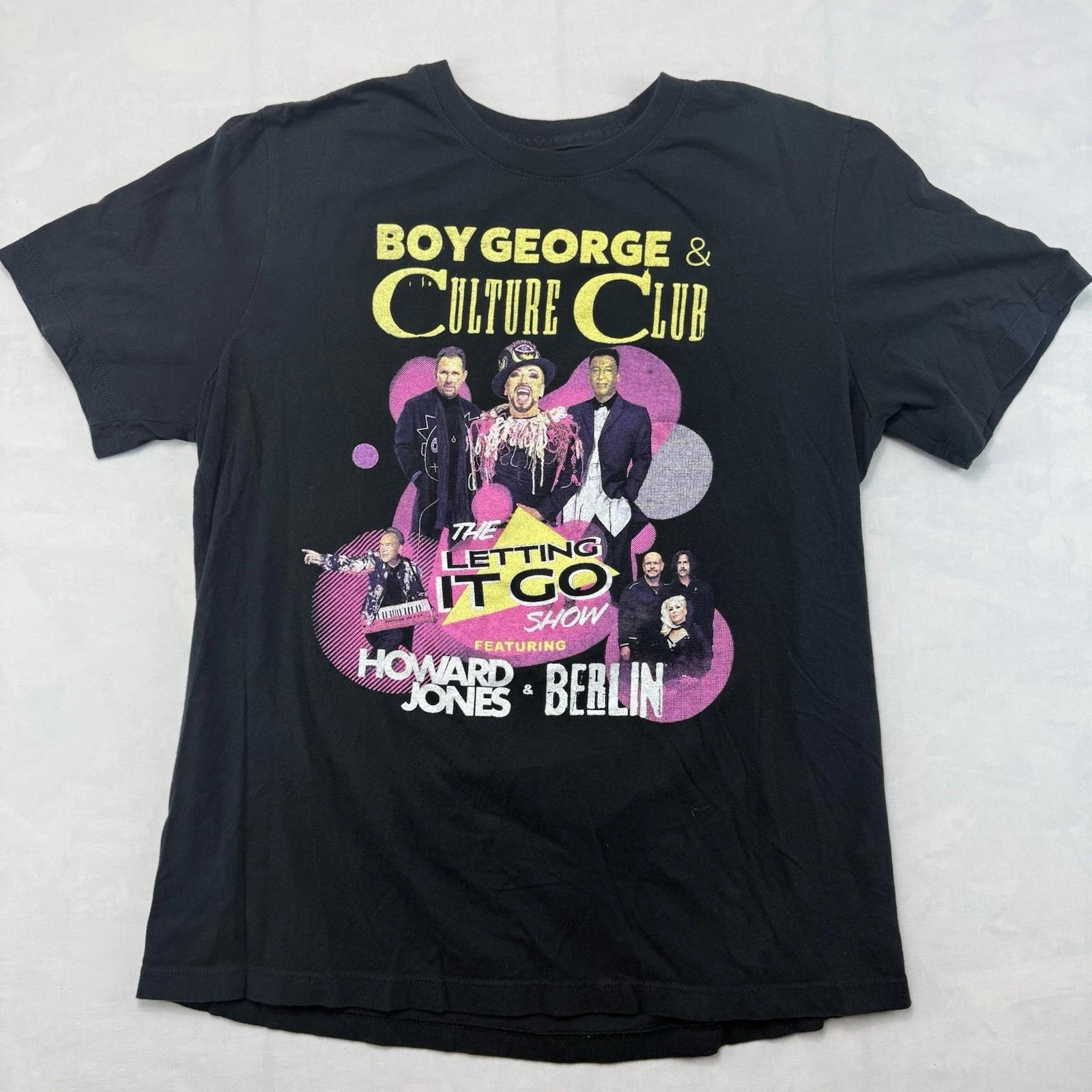 

Boy George & Culture Club L The Letting It Go Show T-Shirt Howard Jones BERLIN 4XL