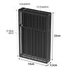 Yamazaki Industries Magnetic Insect Repellent Plate Cover, Tower, Black, Approx. W14cm X D3.5cm X H22cm (Tower 3875)