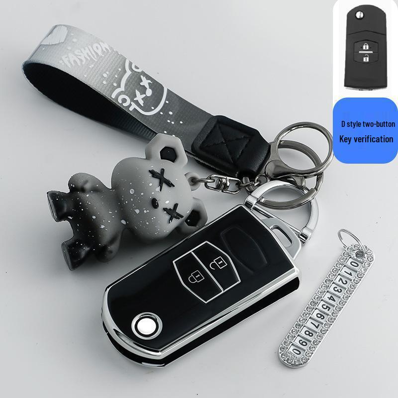 Mazda 6 Key Cover for Older Models - Compatible with Ma 6, Cheng Car, and Ma 3.