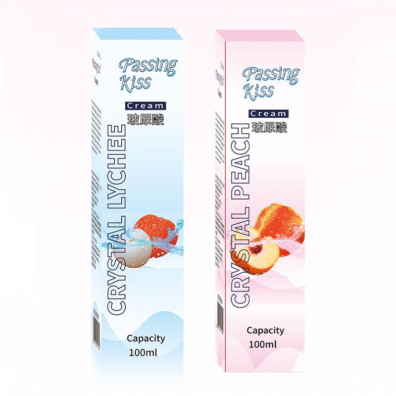 Hyaluronic Acid Lubricant 100ML Fruit Flavored Human Body Lubricant, Anal Sex Masturbation Orgasm Gel Water Based Lubricant Easy to Wash