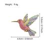 Elegant Hummingbird Brooches Luxury Rhinestone Brooches Fashion Animal Brooches  Prom