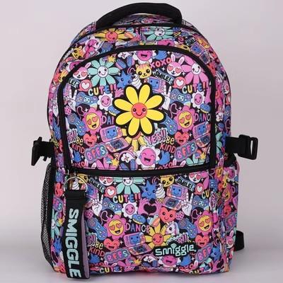 School Bag, Primary And Secondary School Students, Children'S Backpack, Outdoor Leisure Bag, Large Capacity Cartoon Backpack.