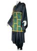 Jujutsu Kaisen Geto Suguru Costume Cosplay Nero e Blu Set per Performance Teatrale Anime