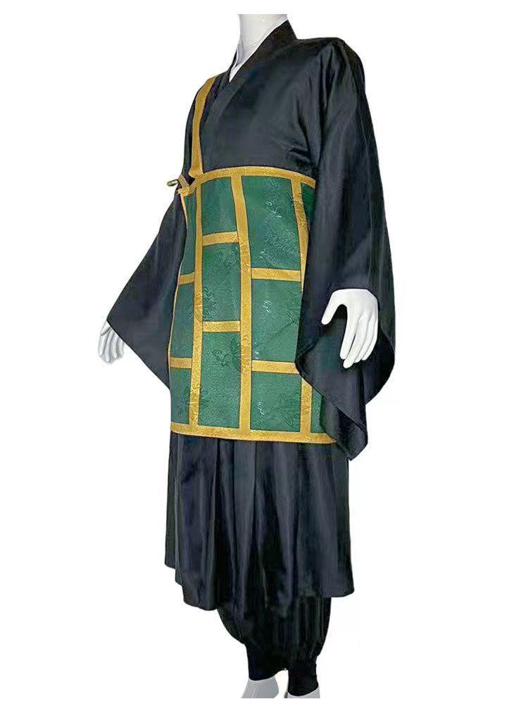 Jujutsu Kaisen Geto Suguru Costume Cosplay Nero e Blu Set per Performance Teatrale Anime