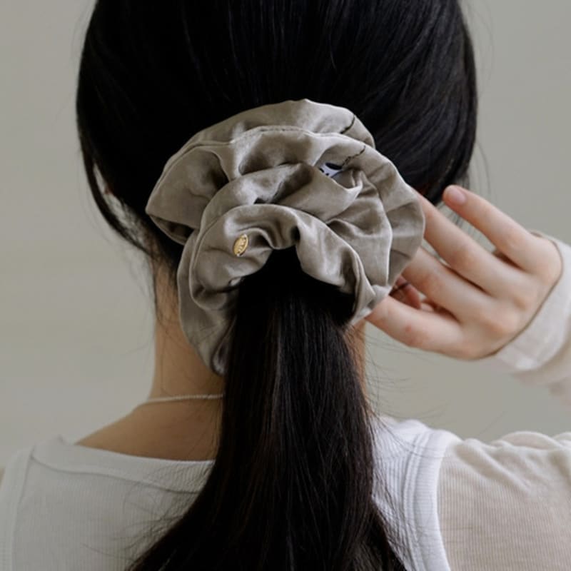 Se Twin Glossy Hårband [Nu Beige]