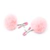 Fur Furry Ball Nipple Clips Adjustable Clamps Metal Breast Flirting Erotic Accessories Women Couples BDSM Bondage Game Sex Toys