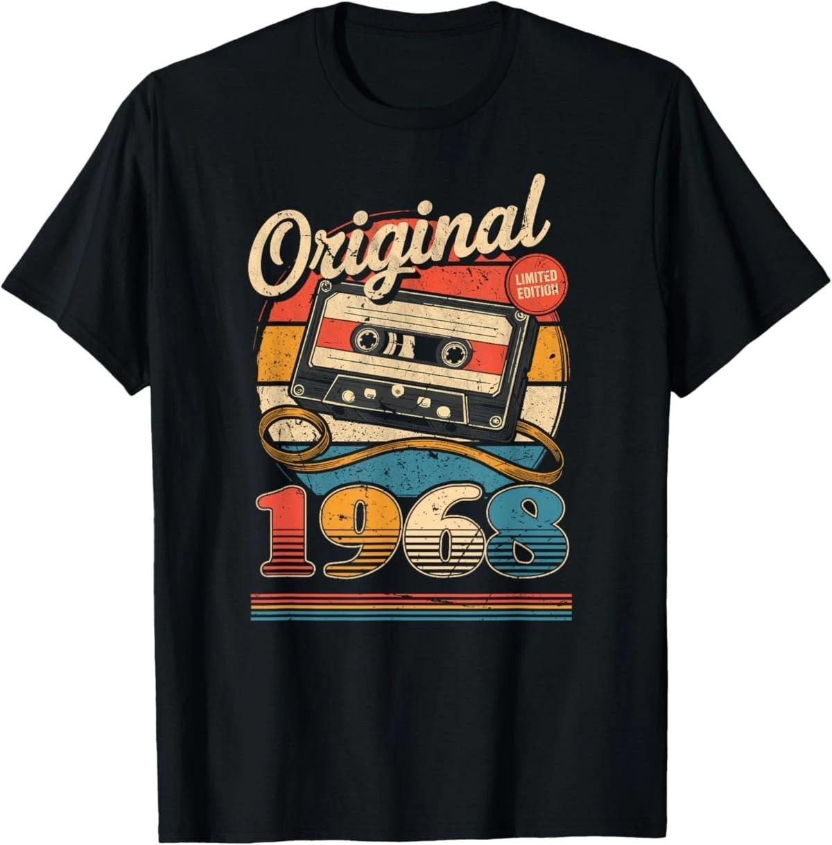 57th Birthday Retro Vintage 1968 Men Women T-Shirt S