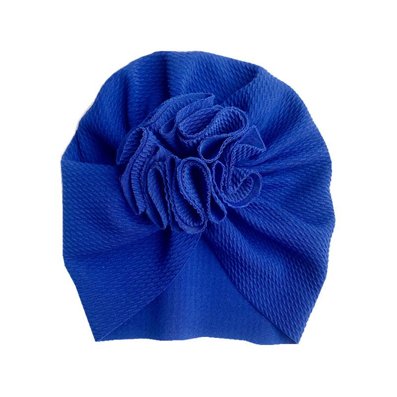 Cute Flower Baby Turban Hat Soft Baby Girl Headwrap Beanie Hat For Newborn Infant Toddler Headwear Headband
