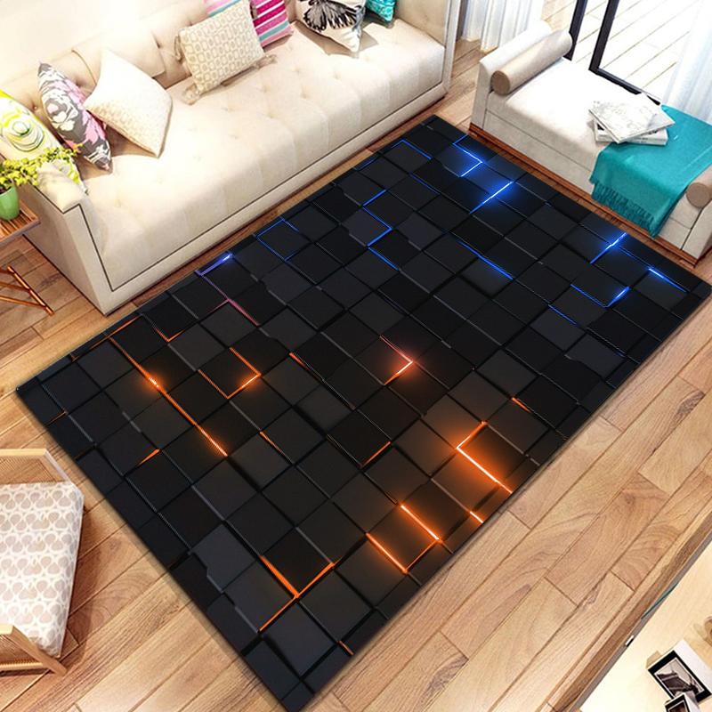 15 Sizes 3d DropSum Colours Pattern Rug for Living Room Area Carpet Bathroom Mat Creative Doormat Bedroom Mat Home Decor