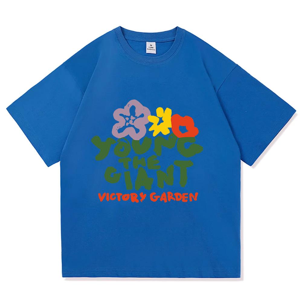 Young The Giant Victory Garden T-Shirt Sommer Kurzarm Baumwolle Damen T-Shirt Rundhals Mode Design Grafik Merch Unisex Tees