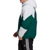 Adidas Retro Sports Patchwork Cotton Jacket Men Jackets Green GE1302