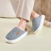 Deodorant cotton slippers winter velvet warm thickened non-slip outer wear home cotton slippers winter