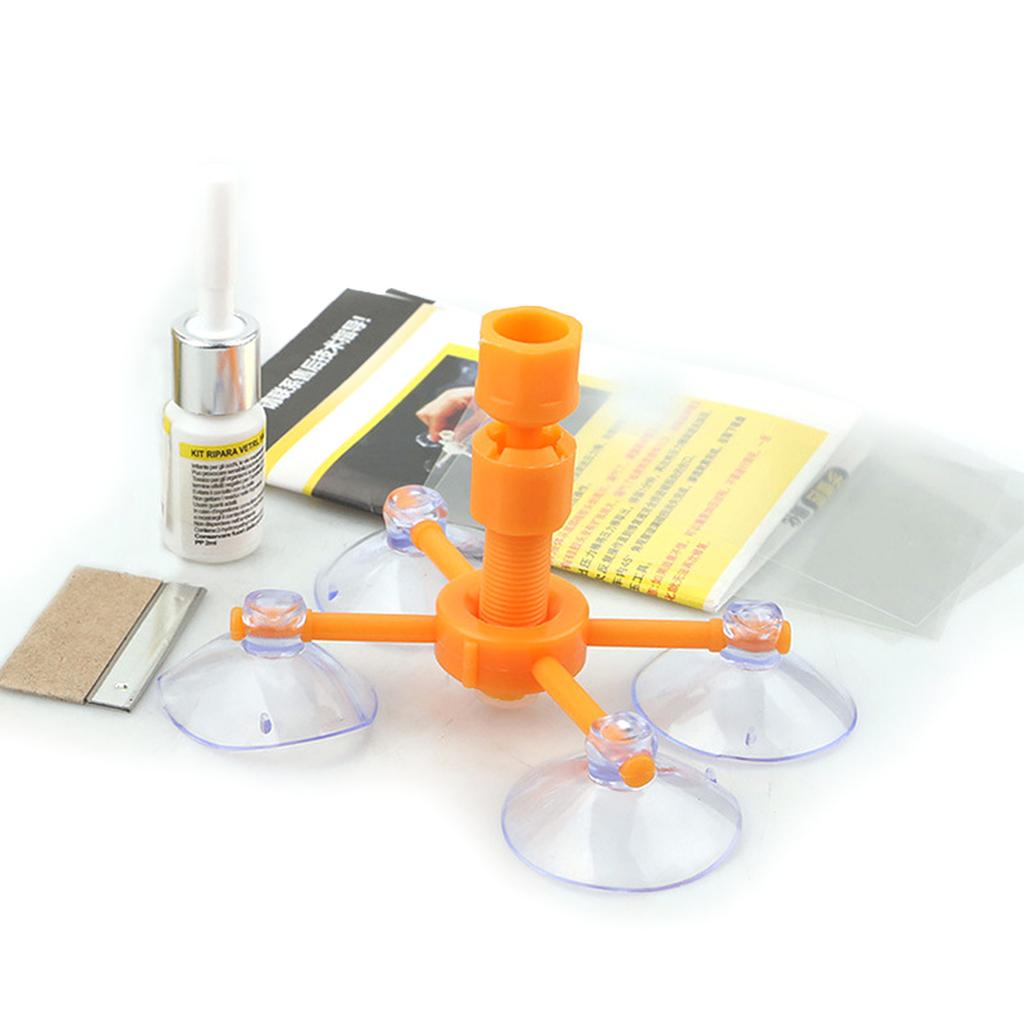 Efficiency Glass Repair Kit To Repair Scratches Cracks Windscreen Repair Kit Quick Fix Windshield Chip Repair Universal