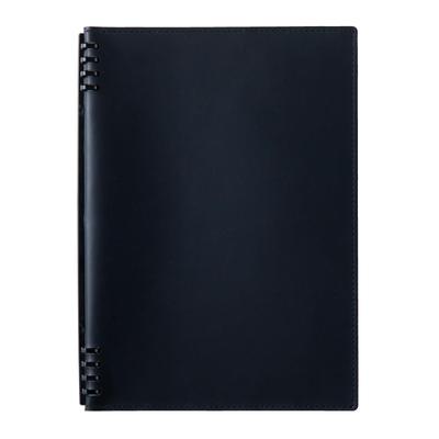 King Jim Teflaine Cuir Fest U Cuir Synthétique Carnet à Anneaux, B5, Noir, 9855TELU-BK