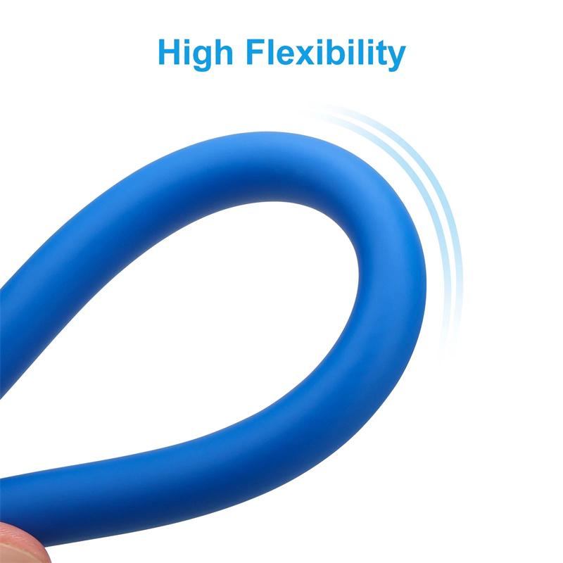 2 Pack Tire Inflator Hose with Locking Air Chuck - 12.2 Inch Rubber Extension Hose for Tire Pressure Guns