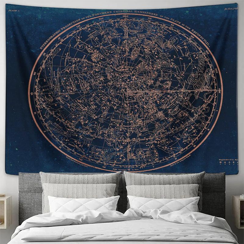 Cosmic Galaxy Tapestry Celestial Space Decor Universe Wall Hanging Nebula Room Aesthetic Home