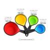Collapsible Silicone Telescopic Measuring Cup & Spoon Set with Scale