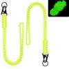 Heavy Duty Paracords Lanyard with Buckle Glow in The Dark Strong Hanging Rope for Keychain Strap Portable Braided Fluorescent