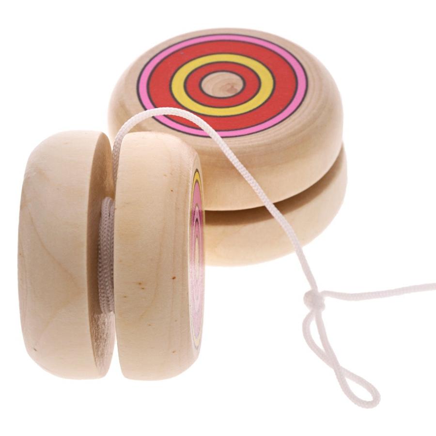 1/3pcs Wooden Circular Yoyo Ball Competition Physical Exercise Prop Hobbies Cllection Party Supplies for Yoyo Ball Lover XJM