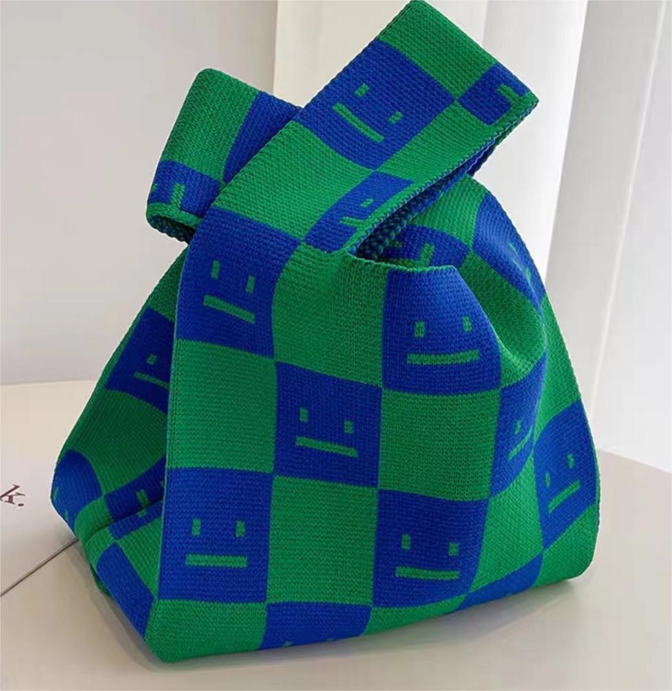 Chic Portable Knitted Handbag - Xiaohongshu Recommended Cute Style
