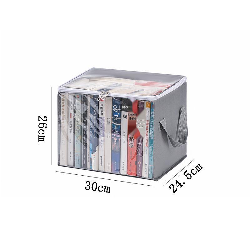 Student Book and Toy Organizer - Foldable Storage Box for Clothes and Books