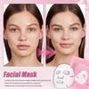 Collagen Glow Up Mask,Glow Up Firm Skin,Deep Hydrating,Wrinkle Reduction and Pore Minimization,Glass Skin,4pcs