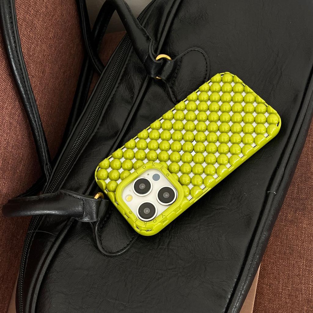 Summer Hollow Three-Dimensional Pearl Shell Case for iPhone 16 Pro Max, Compatible with Apple 17 New Model 14/15
