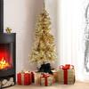 Artificial gold Christmas tree 120 cm