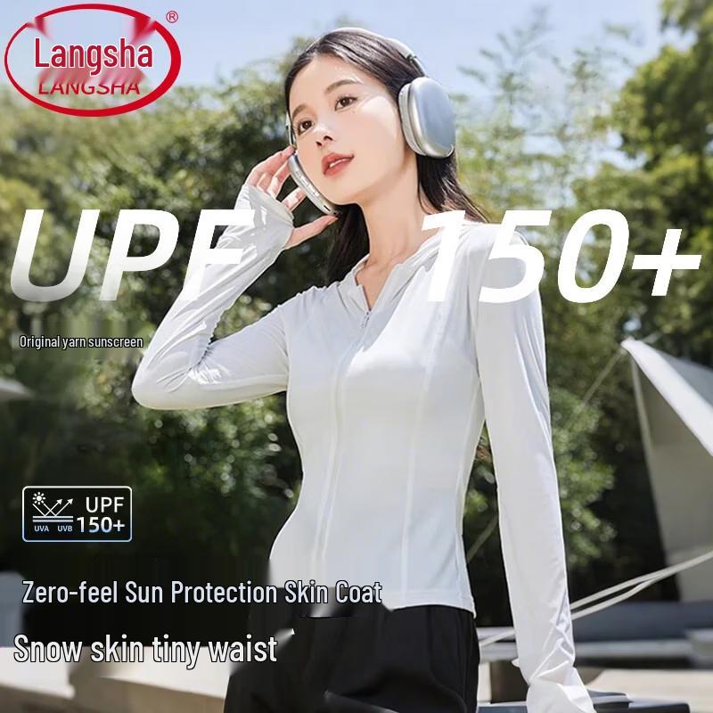 Langsha Women s Slim-Fit UV Protection Sun Jacket M
