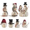 Bright Colors Christmas Snowman Ornament Holiday Decoration