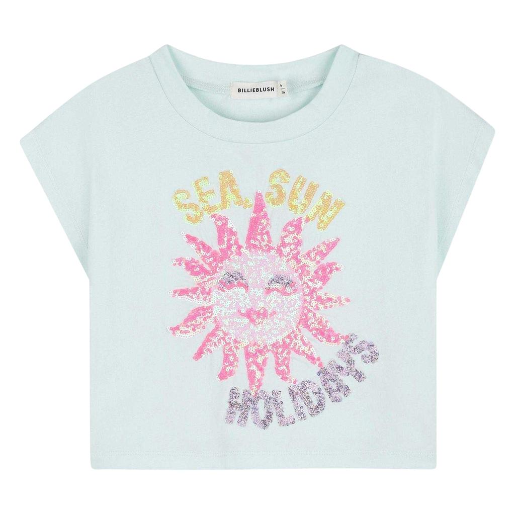 Billieblush Girls Sequin Regular T-Shirt