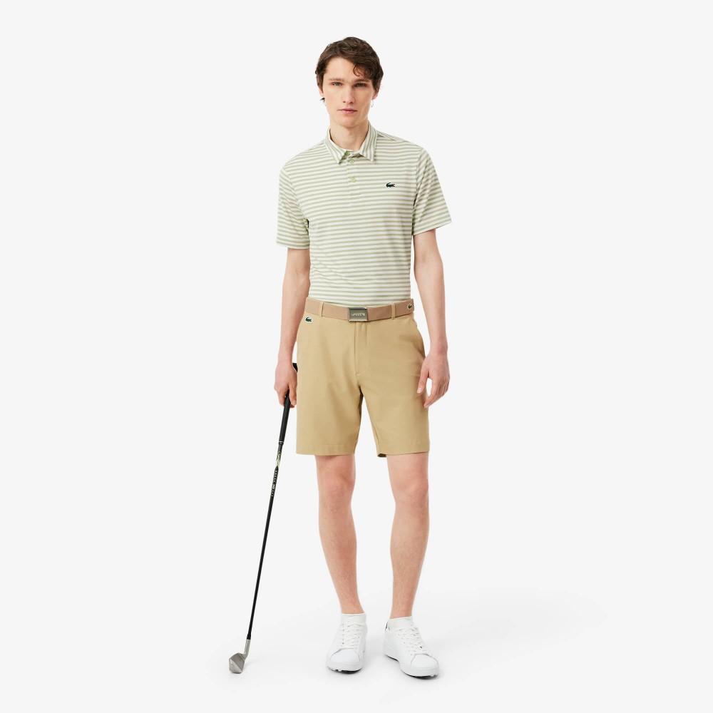 Lacoste Men's Golf Stripe Short-Sleeve Polo Shirt DH3187-56G3IG