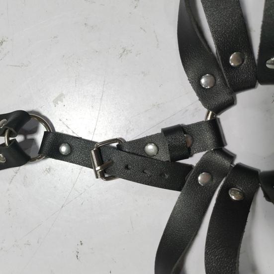 Sexy Faux Leather Corset Belt Enhance Mood Unleash Happiness Portable User-friendly Safe Cosplay SM Corset