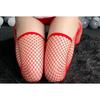 Sexy Cute Bow Large Mesh Fishnet Thigh High Stockings For Women