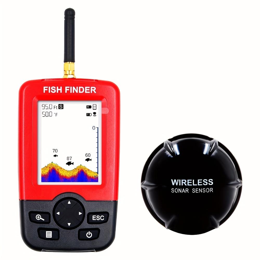 Advanced USB Rechargeable Fish Finder Sounder Sonar Depth Finder for Sea and Freshwater Fishing