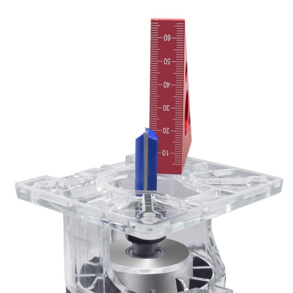 Metric Scales Triangle Ruler Aluminum Thickened Height Ruler Right Angle Ruler  Carpenter's Square