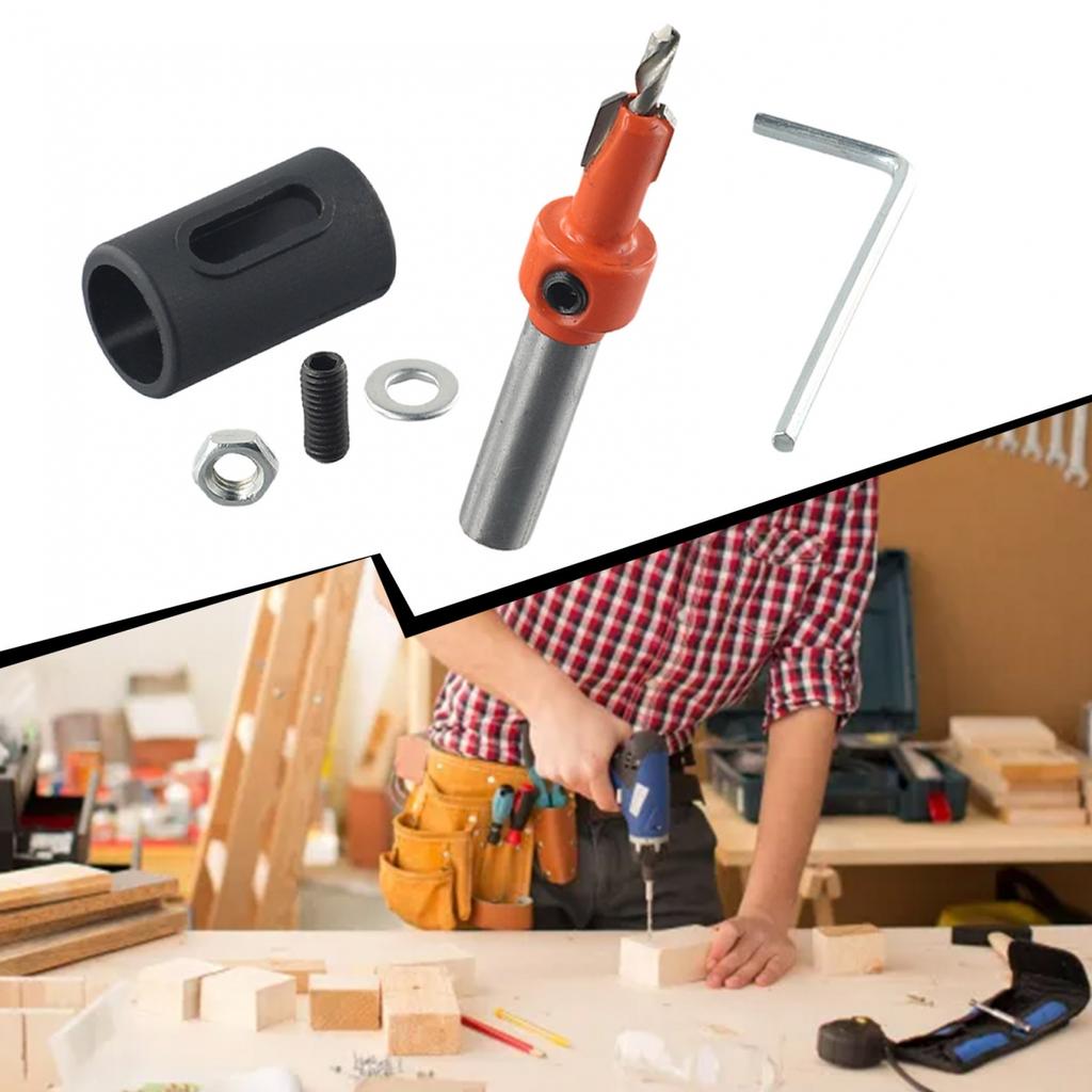 1 Pc/1 Set Drill Stopper Alloy Steel For Woodworking Drilling