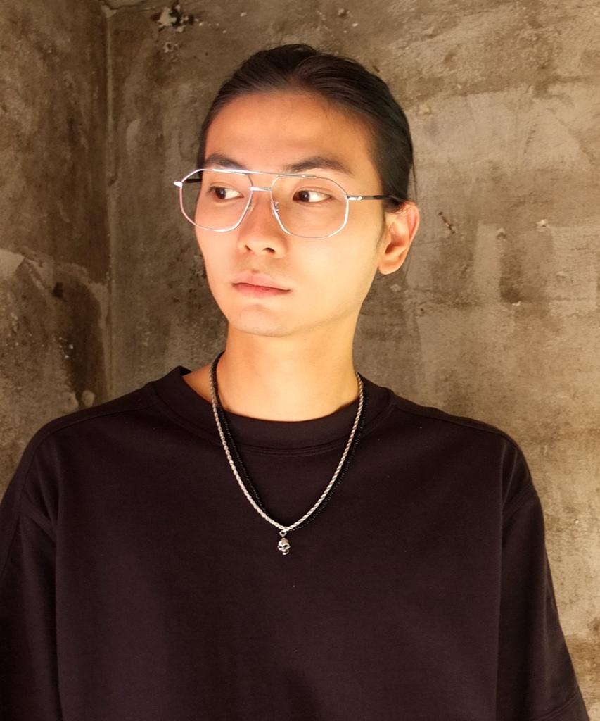 Vlack Veast Skull Double String Necklace _ Jw4509