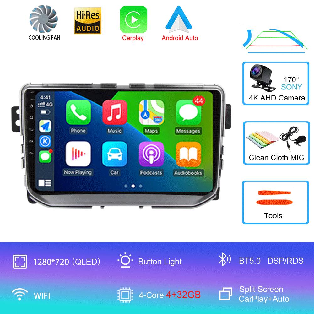 For Great Wall Haval Hover H2 2015-2020 Android 14 Car Radio Multimedia Video Player Navigation Stereo GPS Android Auto Carplay