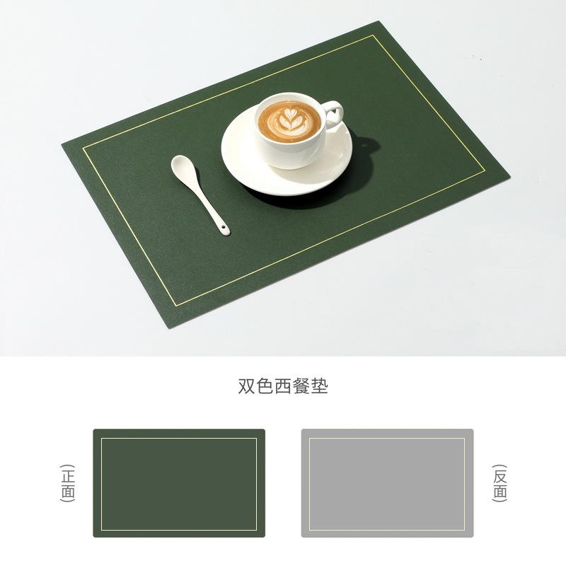 4 Pcs Nordic Style Table Mat Anti-Slip Water-Proof Placemat Coaster Mats Dining Tablemat Silicone Coaster Kitchen Accessories
