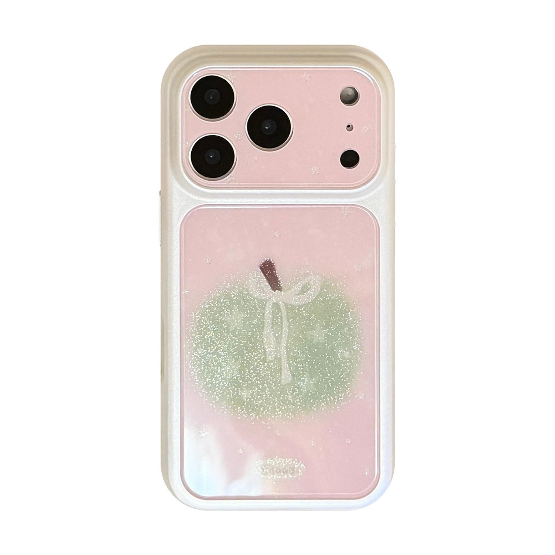 

Creative Green Apple Phone Case for iPhone 16, iPhone 17, and iPhone 17 Pro Max iPhone 17 Pro Max
