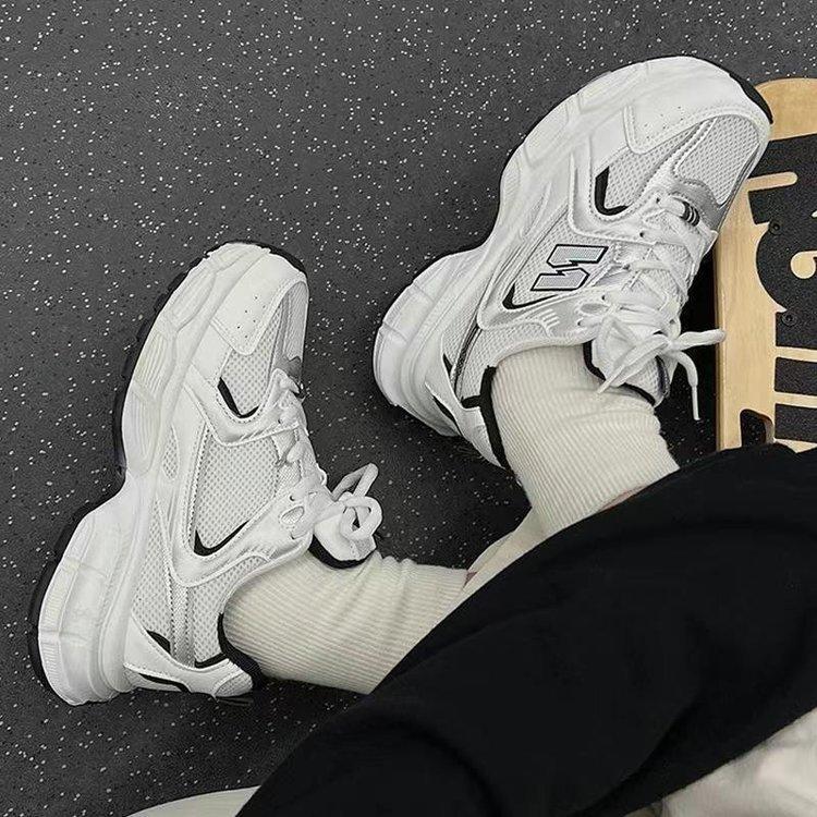 Daddy Shoes Mädchen 2025 Herbst Neue Mode Dicksohlige Leichte Mesh Atmungsaktive Koreanische Version Lässige Sneaker Damen