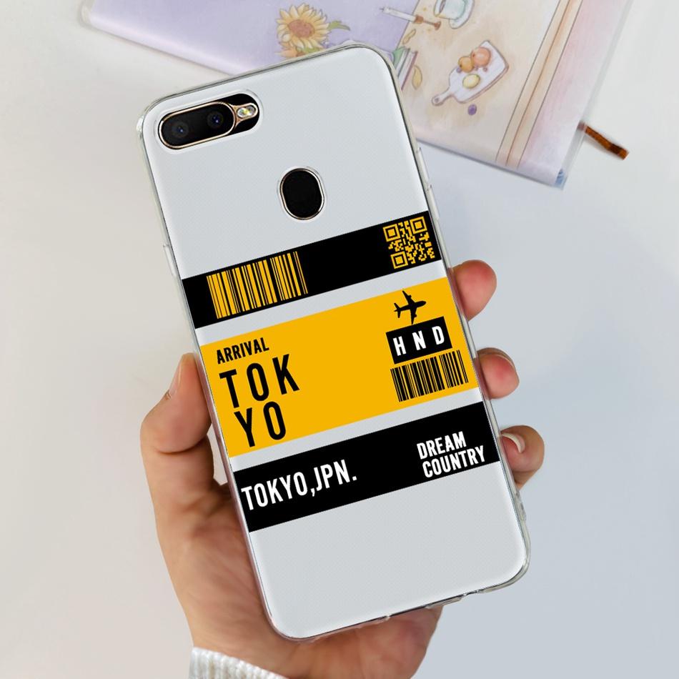 For OPPO A5S Case Cute Pattern Soft Silicone TPU Cover Cases For Oppo A5Ss AX5s A 5S CPH1909 CPH1920 CPH1912 Phone Shell Bumper