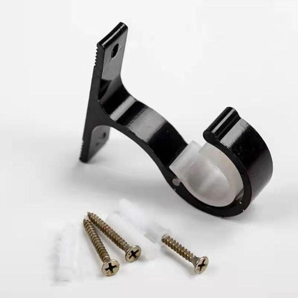 Högkvalitativ Förtjockad DIY Hållbar Gardiner Stånghållare Stödhylla Gardiner Fäste Gardiner Stånghållare