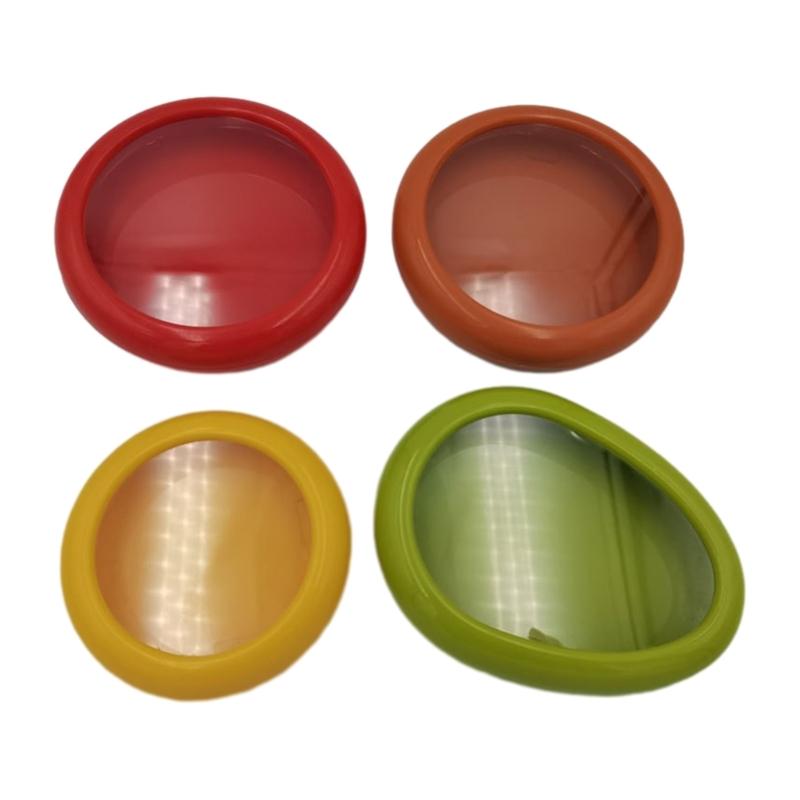 

4Pcs Fruit and Vegetable Storage Container Re-usable Food Storage Container Savers for Onions, Lemons, and Tomato 1