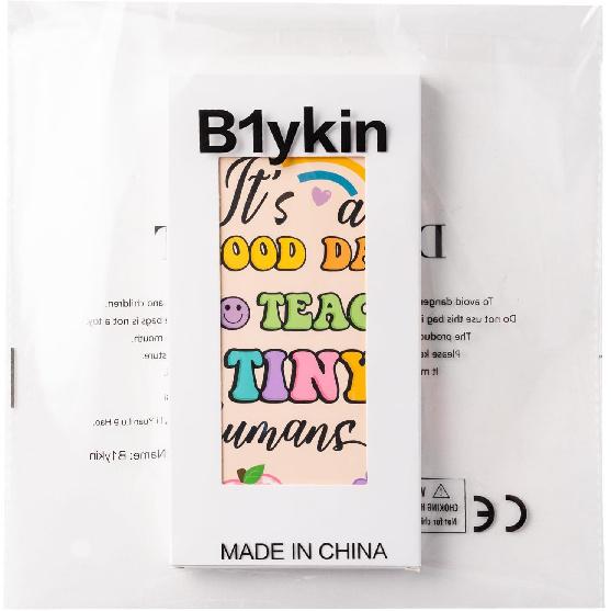 B1ykin Cute Sticky Notes Set - A Good Day to Teach Tiny Humans Self-Stick Notes Pad, 550 Sheets Writing Memo Pages Sticky Notepad for Teacher