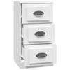 VidaXL Buffet blanc 36x35,5x67,5 cm bois d'ingénierie 816216
