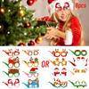 Lustige Weihnachtsfeier-Accessoires Nikolaus- und Schneemann-Brillen